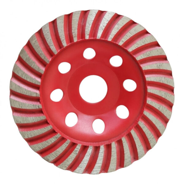 Copa Diamantada de 4 1/2 pulg. Eje de 1 "