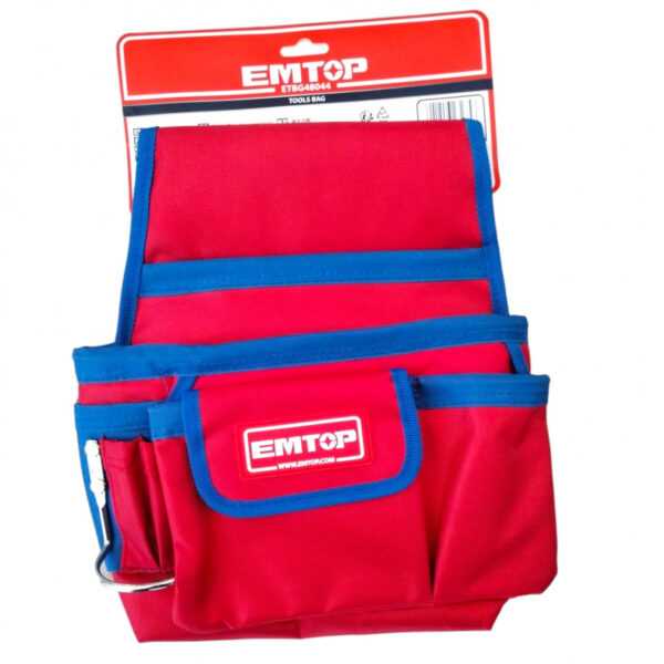 Cartuchera Porta Herramientas de 7 Bolsilloscon Percha Para Martillos