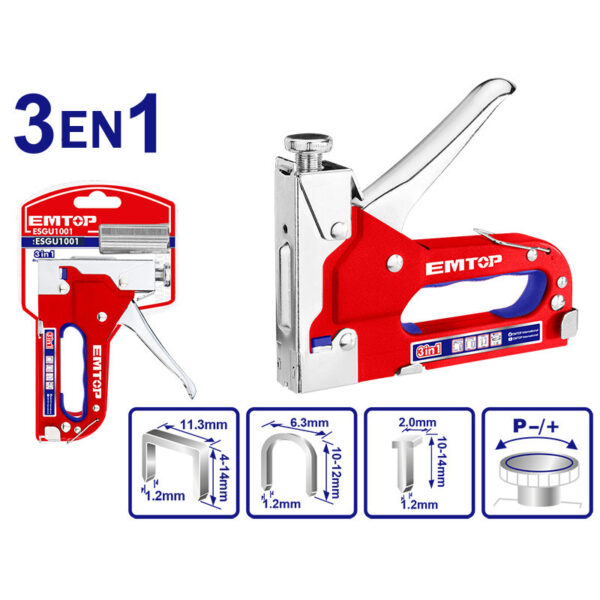 ENGRAPADORA 3 EN 1, 53F,FUERZA MOTRIZ AJUSTABLE.