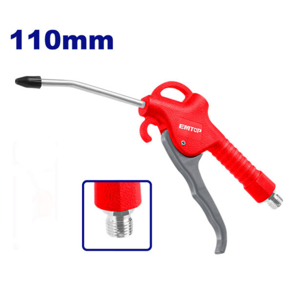 PISTOLA PLASTICA PARA AIRE COMPRIMIDO, MEDIDA DE BOQUILLA 4 PULGADAS DE LARGO.