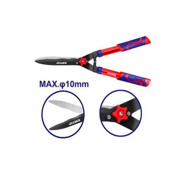 TIJERA PARA JARDINERIA, 22 PULGADAS, CORTE MAX 3/8 PULG, 10 MM, HOJA DE TEFLON, CUCHILLA TERMICA.