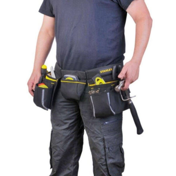 CINTURON CARTUCHERA PORTA HERRAMIENTAS, 11 BOLSILLOS, LARGO 55 PULGADAS, ALTO 10-1/4 PULGADAS.