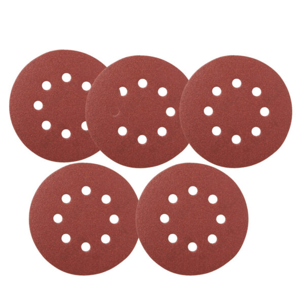 DISCO DE LIJA, 5 PULG, GRANO 120, TIPO VELCRO.