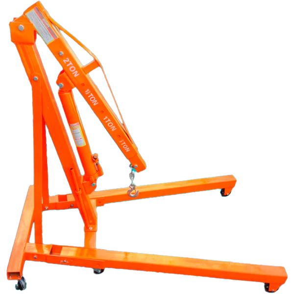 Pluma hidráulica de 2 toneladas, pagable