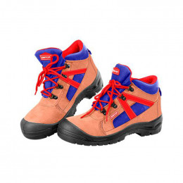 BOTAS DE SEGURIDAD PUNTA DE ACERO, TALLA 43, SUELA DE DOBLE DENSIDAD.