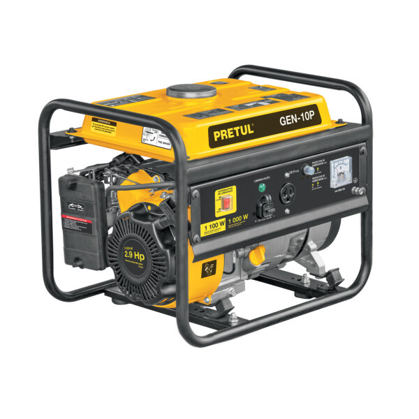Generador portátil 2.5 kW motor a gasolina, PRETUL